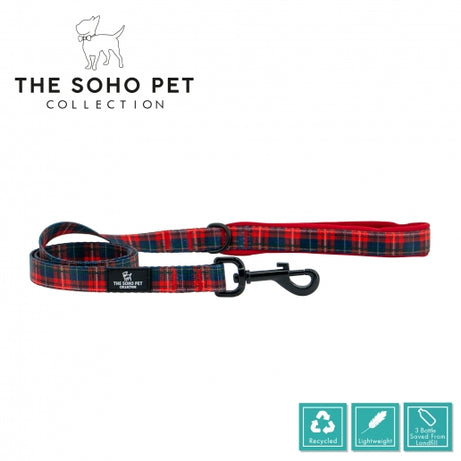 SOHO PET COLLECTION TARTAN LEAD Dog accessories Ancol
