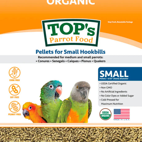 TOP's Small Parrot Pellets Bird feed Tops