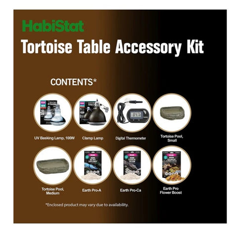 HabiStat Tortoise Table Accessory Kit Reptile Housing HabiStat