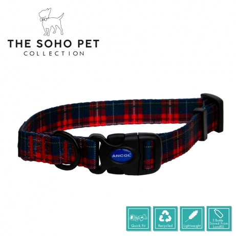 SOHO TARTAN COLLAR Dog accessories Ancol