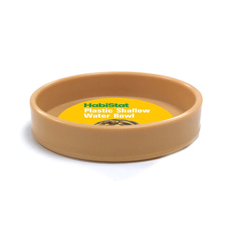HabiStat Plastic Shallow Water Bowl Reptile Water Bowl HabiStat