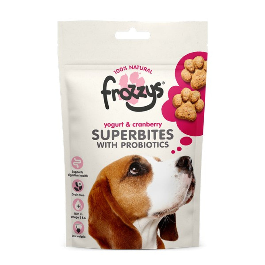 Frozzys Superbites with Probiotics, Yogurt & Cranberry Dog Treat Frozzys