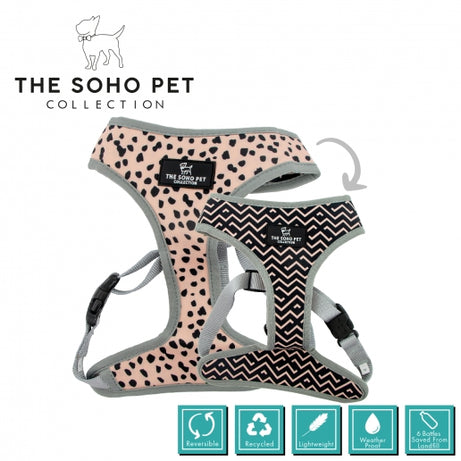 DALMATIAN/ZIGZAG REVERSIBLE HARNESS Dog accessories Ancol