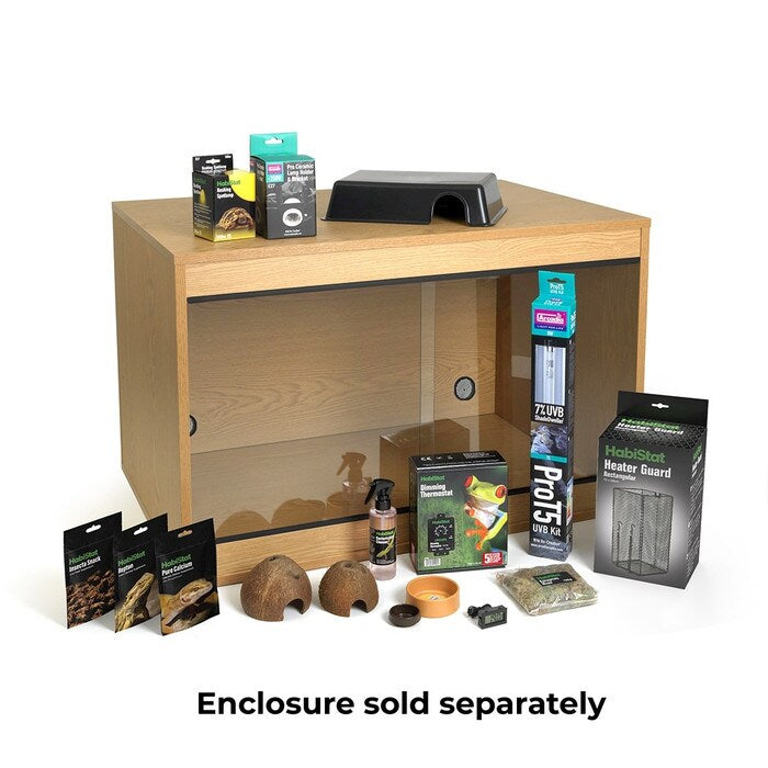 HabiStat Leopard Gecko Accessory Kit Reptile Housing HabiStat