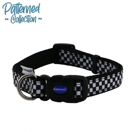 CHECKERBOARD COLLAR Dog accessories Ancol