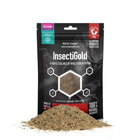 Arcadia Earth Pro InsectiGold, 300g Reptile Food Arcadia