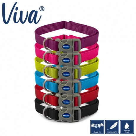 VIVA ADJUSTABLE COLLAR Dog accessories Ancol